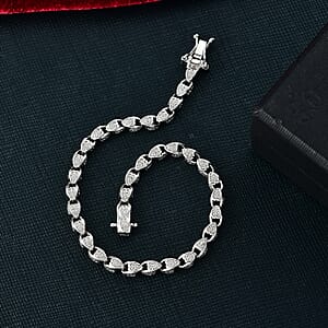 EverTrue White Diamond Accent Bracelet in Platinum Bond (7.25 In)
