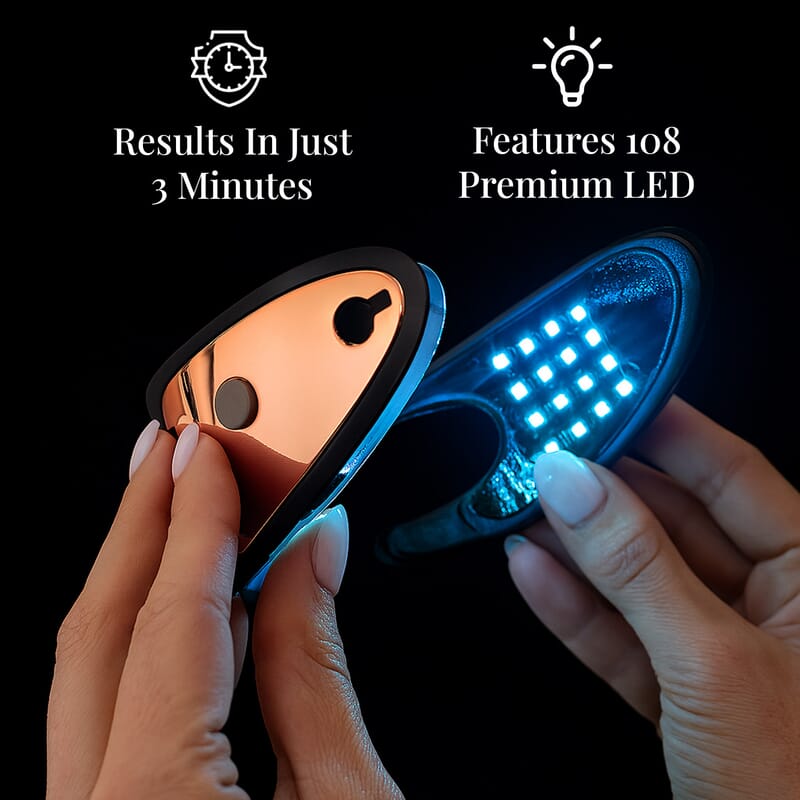 GLO24K Bionic 7 Color LED Eye Care Mask (Lifetime Warranty)