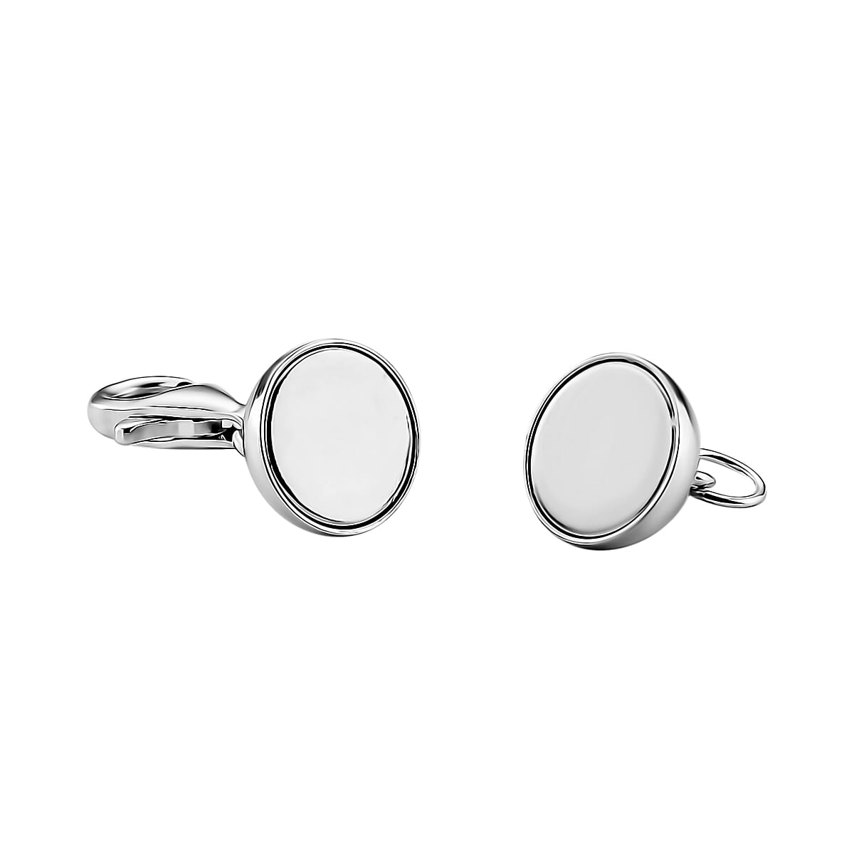 Rhodium Over Sterling Silver 6MM Magetic Lock with 9mm Losber Clasp image number 2