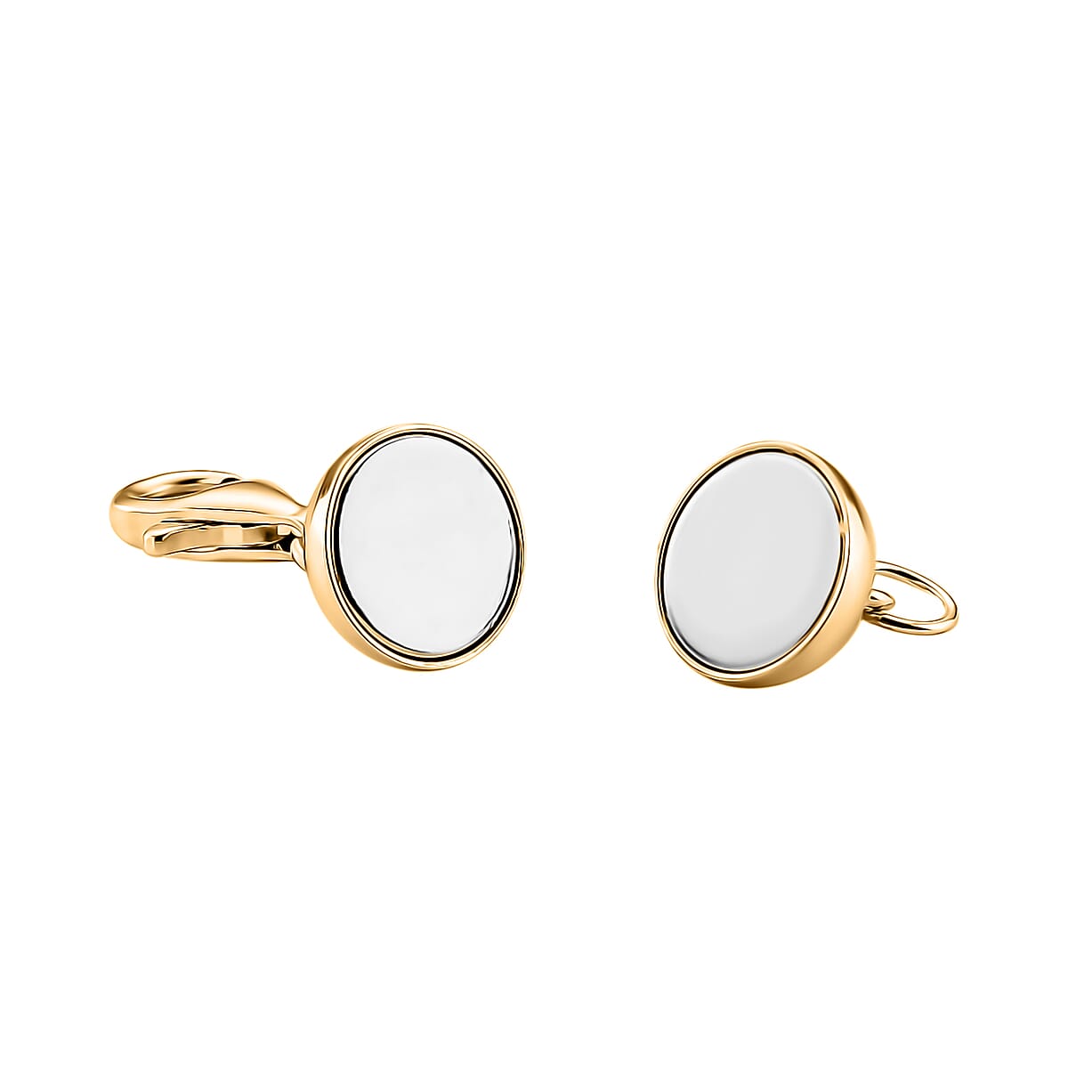 14K YG Over Sterling Silver 8MM Magetic Lock with 11mm Losber Clasp (1.40 g) image number 2