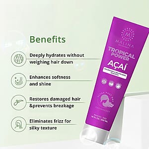 Malina Tropical Power Acai Nourishing & Revitalizing Shampoo (10oz)