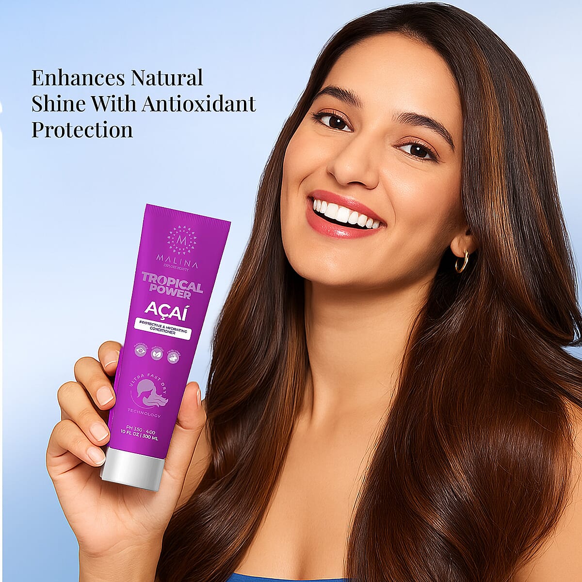 Malina Tropical Power Acai Protective & Hydrating Conditioner (10oz) (Ships in 5-7 Days) image number 3