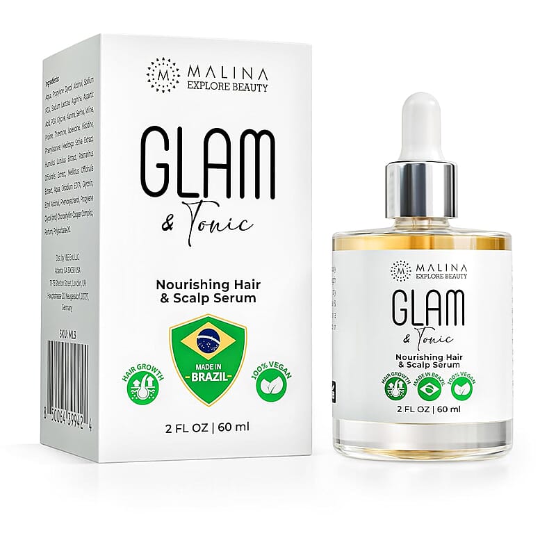 Malina Glam & Tonic Nourishing Hair & Scalp Serum (2oz)