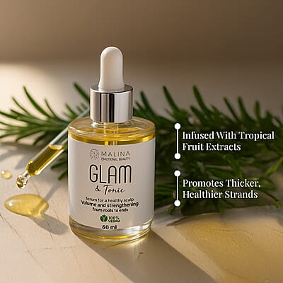 Malina Glam & Tonic Nourishing Hair & Scalp Serum (2oz)