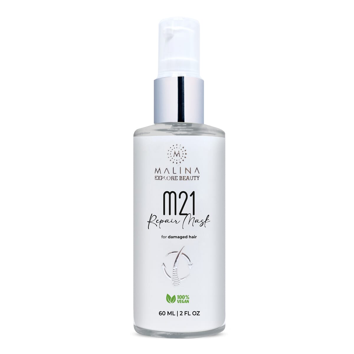 Malina M21 Repair Mask Leave-In Repair Hair Mask (2oz) image number 0
