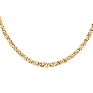 Italian Rosetta Scalare Chain Necklace in 10K Yellow Gold 12.33 Grams 20 Inches