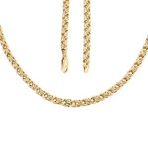Italian Rosetta Scalare Chain Necklace in 10K Yellow Gold 12.33 Grams 20 Inches