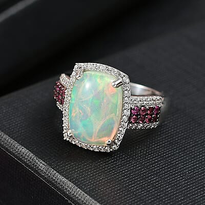Ethiopian Welo Opal & Rubellite / 6 - Product card gallery slide 2 (10178140209465)