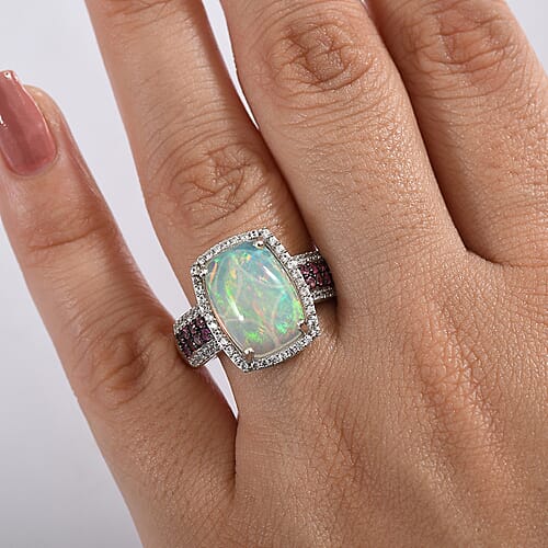 Ethiopian Welo Opal & Rubellite / 6 - Product card gallery slide 3 (10178140209465)