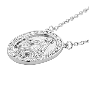 Miraculous Medal Necklace in Stainless Steel 20-22 Inches