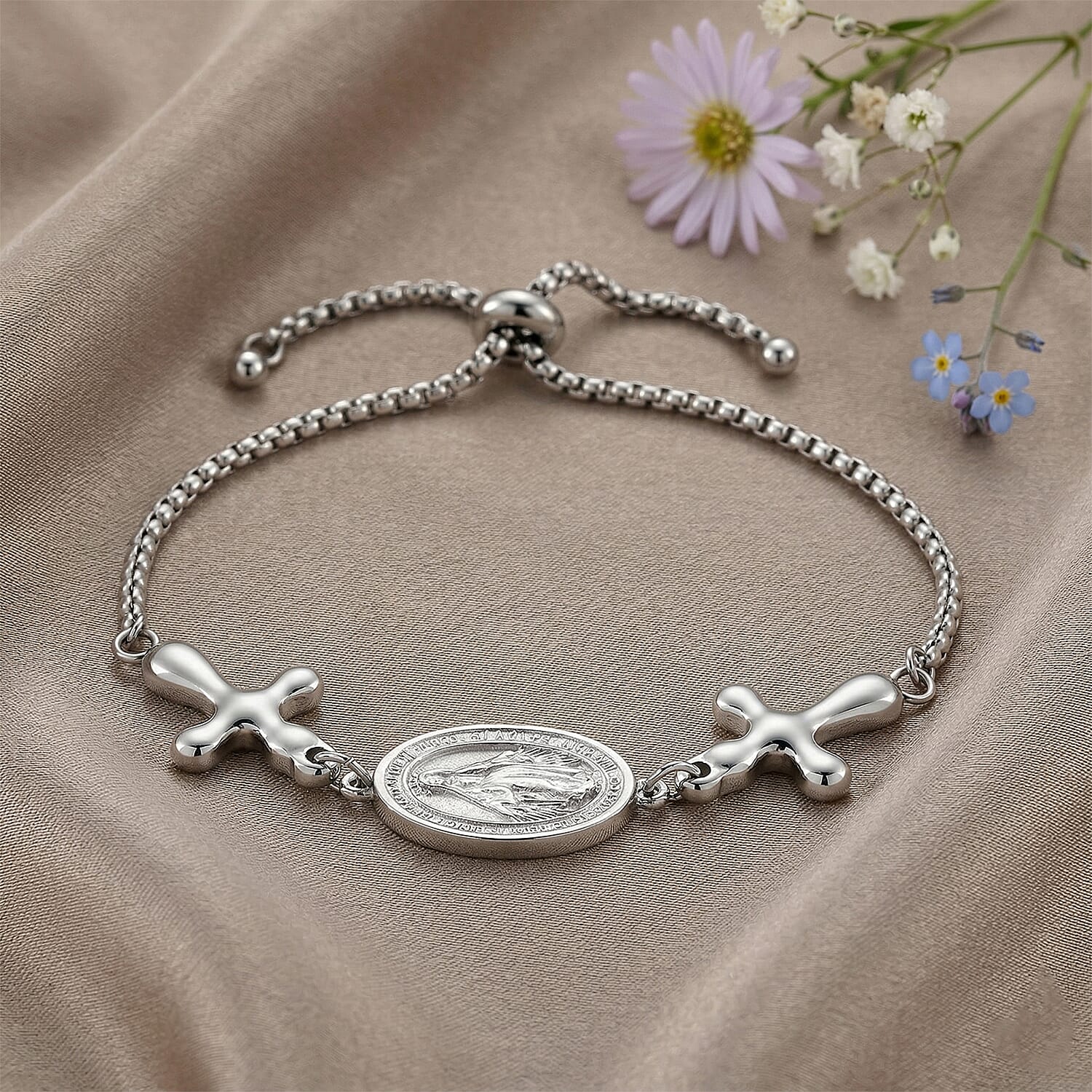 Stainless Steel Bracelet (6-9In)