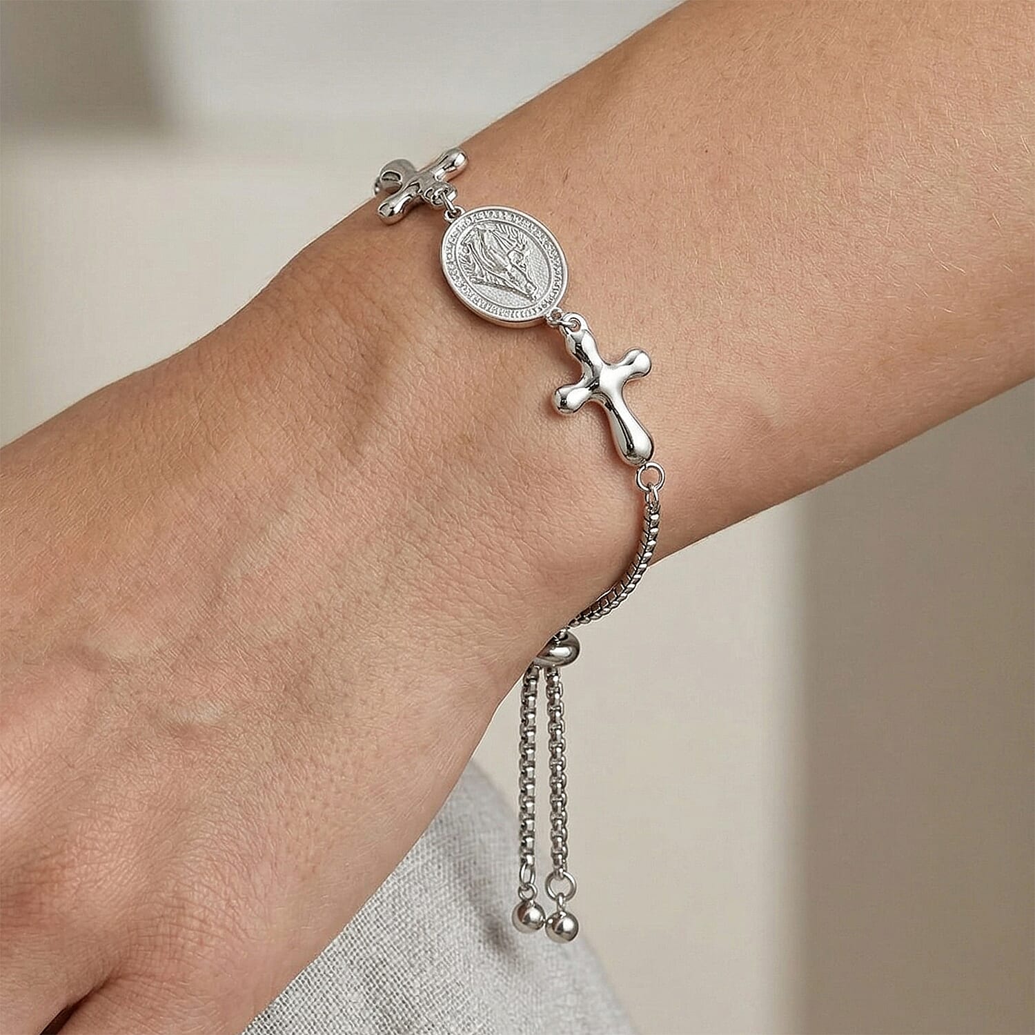 Stainless Steel Bracelet (6-9In)