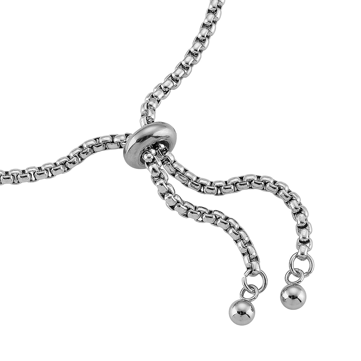 Miraculous Medal Bracelet in Stainless Steel (6-9In) image number 4