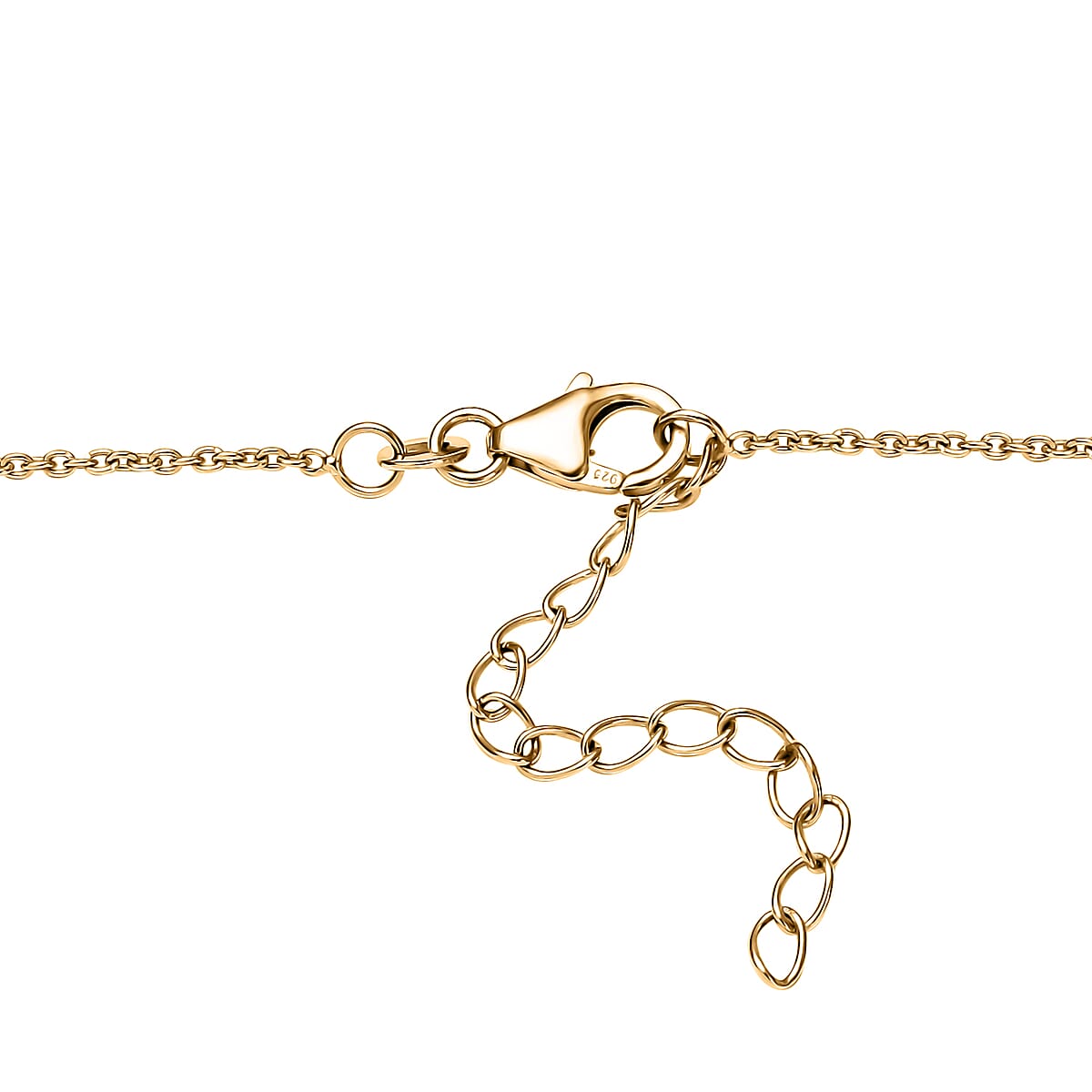 Geometric Cross Pendant Necklace in ION Plated YG Stainless Steel 20-22 Inches image number 4