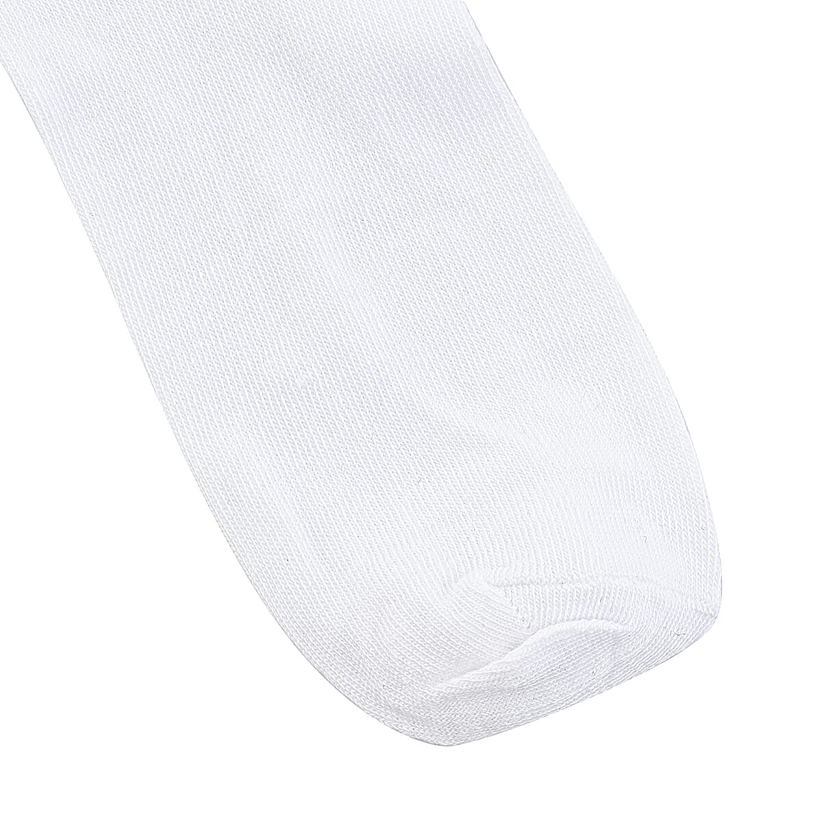 Closeout Spoiled Angel 20 Pairs Women's No Show Socks - White (Sizes 4-10) image number 3