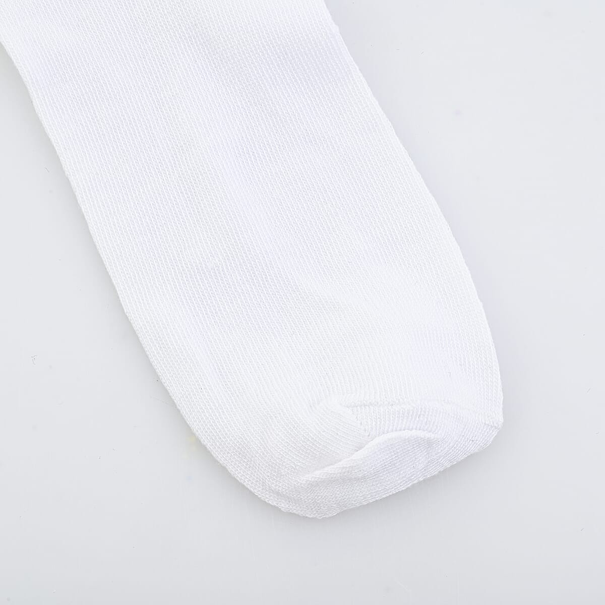 Closeout Spoiled Angel 20 Pairs Women's No Show Socks - White (Sizes 4-10) image number 4