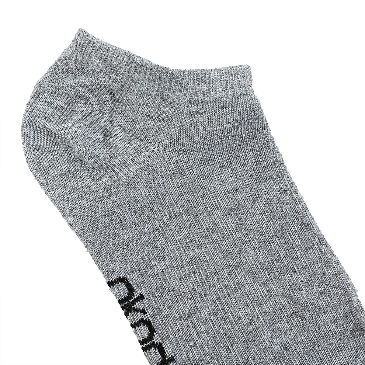 Closeout Spoiled Angel 20 Pairs Men's Low Cut Socks -Black/Gray/White (Sizes 10-13) image number 4