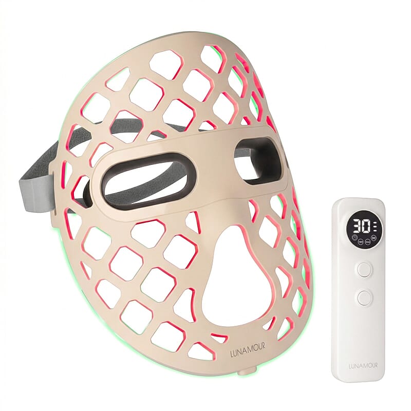 Luna'Mour AuraLux Anti-Aging LED & Infrared Face Mask (Lifetime Warranty)