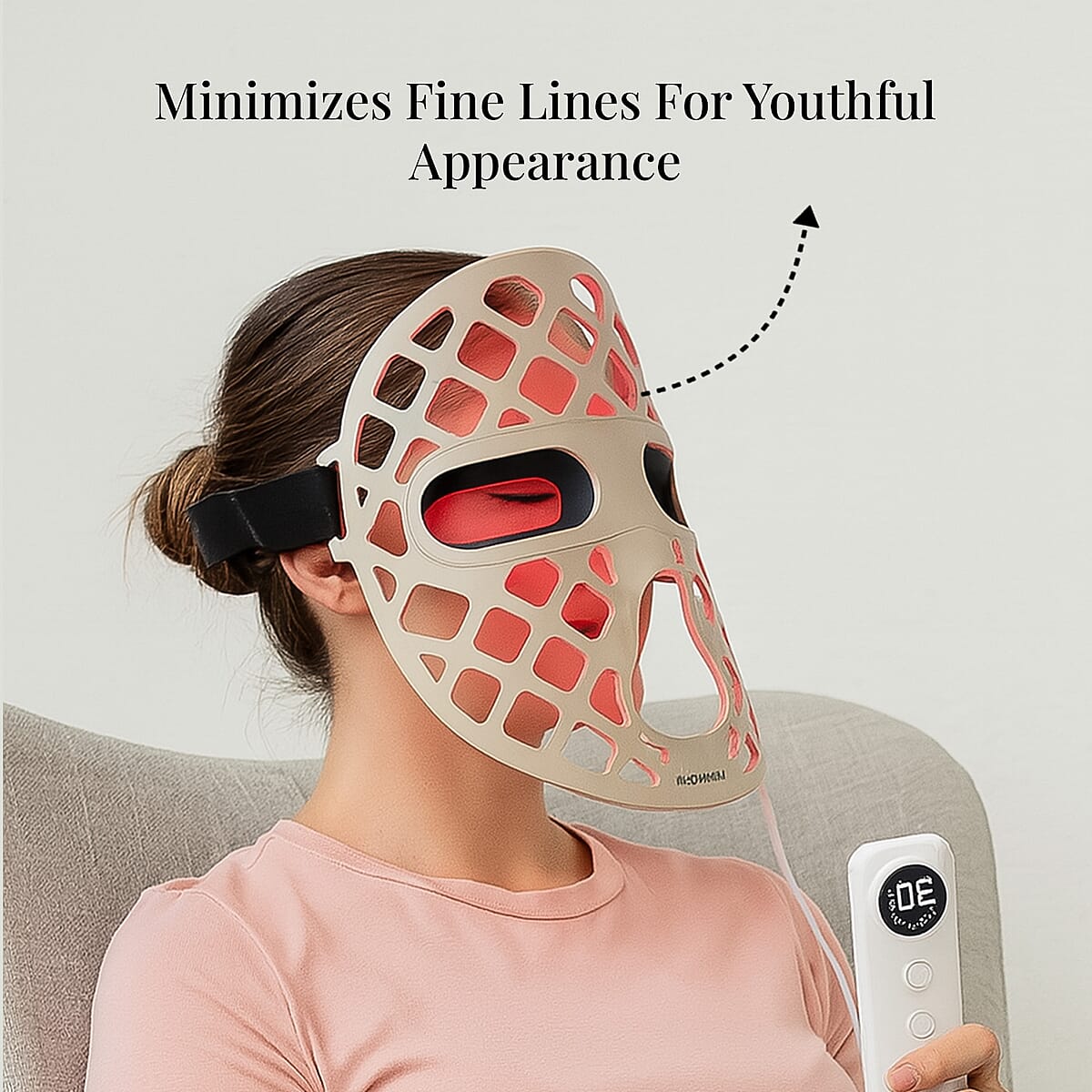 Luna'Mour AuraLux Anti-Aging LED & Infrared Face Mask (Lifetime Warranty) image number 1