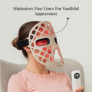 Luna'Mour AuraLux Anti-Aging LED & Infrared Face Mask (Lifetime Warranty)