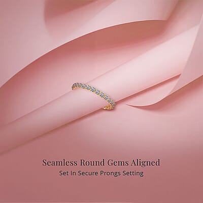 Luxuriant Lab Grown Diamond 1.25 ctw Ring in 10K Yellow Gold (Size 7.0)