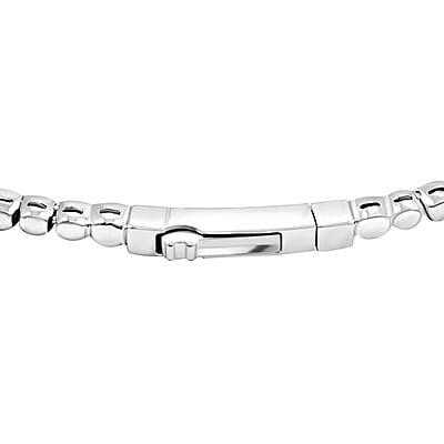 Modani Closeout Deal 14K White and Yellow Gold Natural Yellow and White Diamond (SI) Bangle Bracelet (6.75 In) (4.35 g) 0.90 ctw