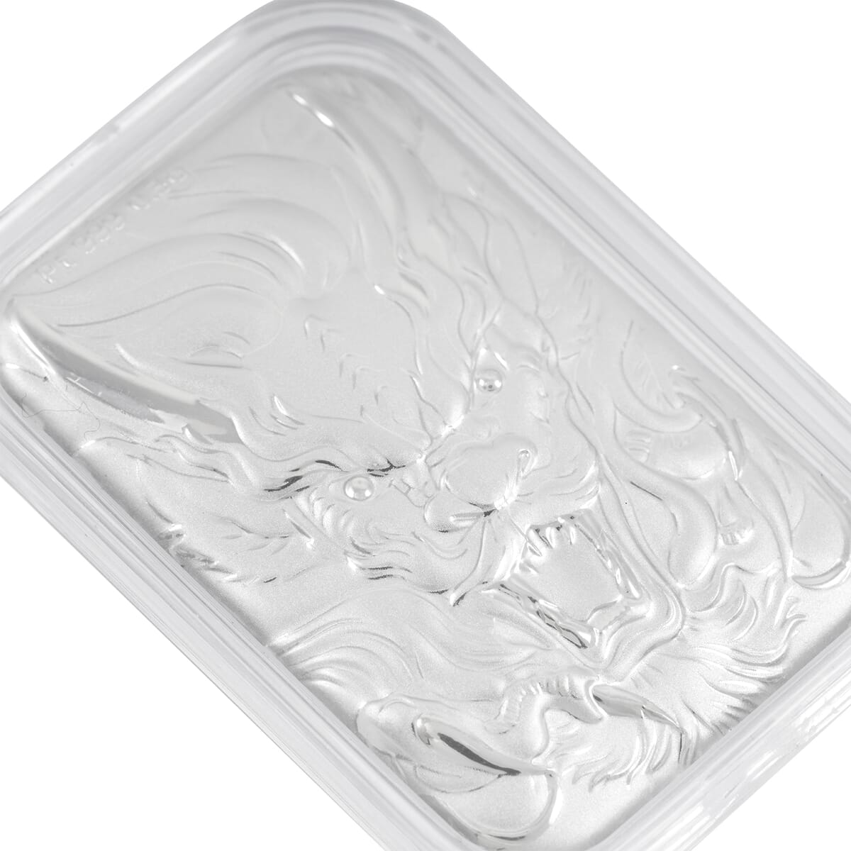 999 Platinum Dragon Emboss Sheet (31x45.5mm) 300mg image number 2