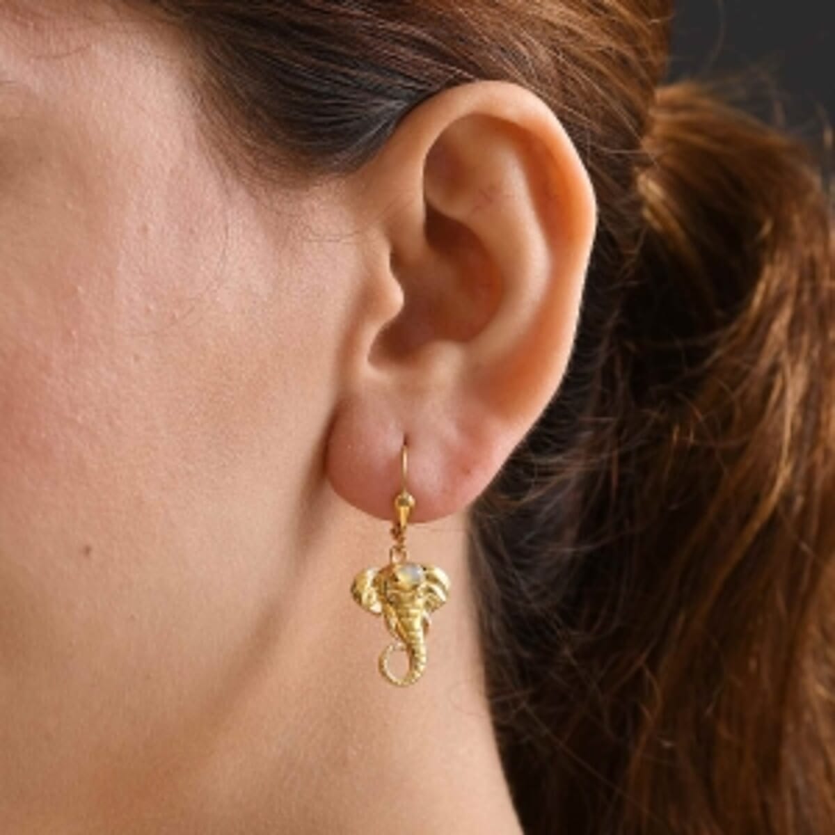 D&rsquo;Joy Premium Ethiopian Welo Opal 0.25 ctw Earrings in 18K Vermeil YG Over Sterling Silver image number 2