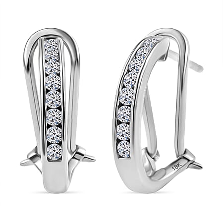 E-F VS / Rhodium Over Sterling Silver - Product card gallery slide 1 (10178142077241)