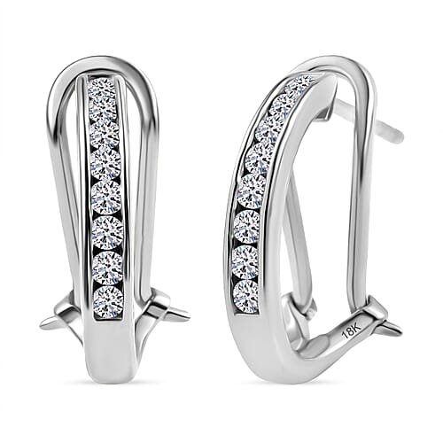 E-F VS / Rhodium Over Sterling Silver - Product card gallery slide 1 (10178142077241)
