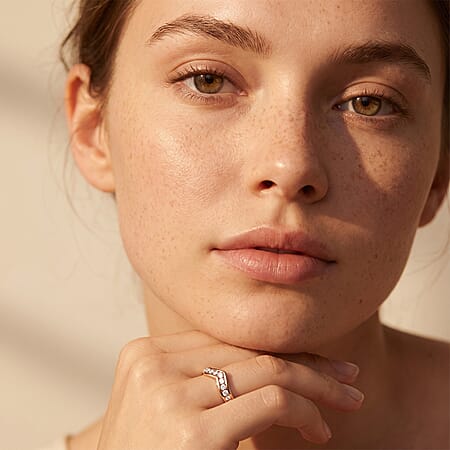 E-F VS / Rose Gold Over Sterling Silver / 10 - Product card gallery slide 2 (10178142404921)