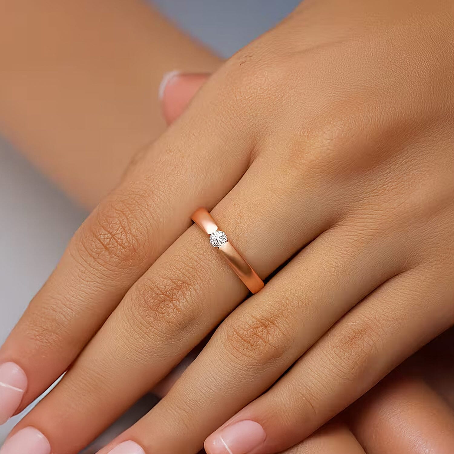 lab grown diamond custom ring
