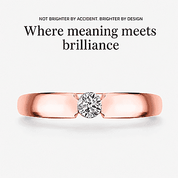 E-F VS / Rose Gold Over Sterling Silver / 4 - Product card gallery slide 3 (10178142601529)