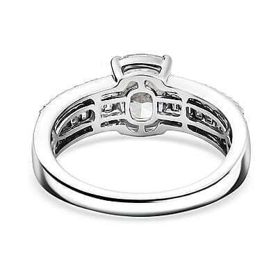 IGI Certified Luxuriant Lab Grown Diamond E-F VS 2.00 ctw Art Deco Ring in 950 Platinum (Size 10.0)