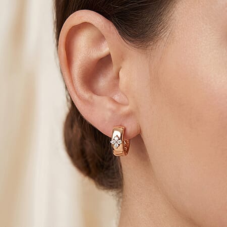 E-F VS / Rose Gold Over Sterling Silver - Product card gallery slide 2 (10178142765369)