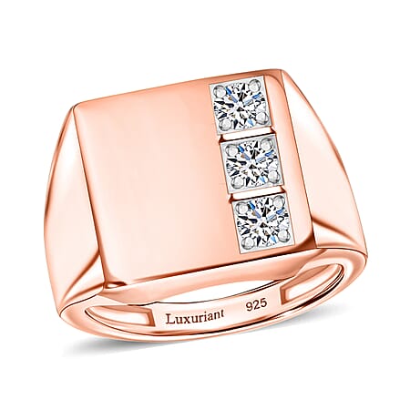 E-F VS / Rose Gold Over Sterling Silver / 10 - Product card gallery slide 1 (10178142798137)