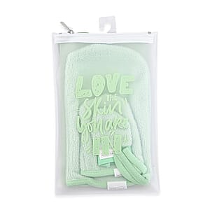 Nord + Bare 3 Pieces Cleansing Mitts- Jade Green