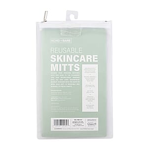 Nord + Bare 3 Pieces Cleansing Mitts- Jade Green