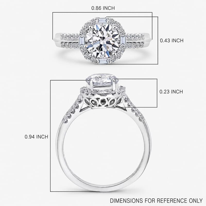 IGI Certified Luxuriant Lab Grown Diamond E-F VS 2.00 ctw Art Deco Ring in 950 Platinum (Size 10.0) 4.90 Grams