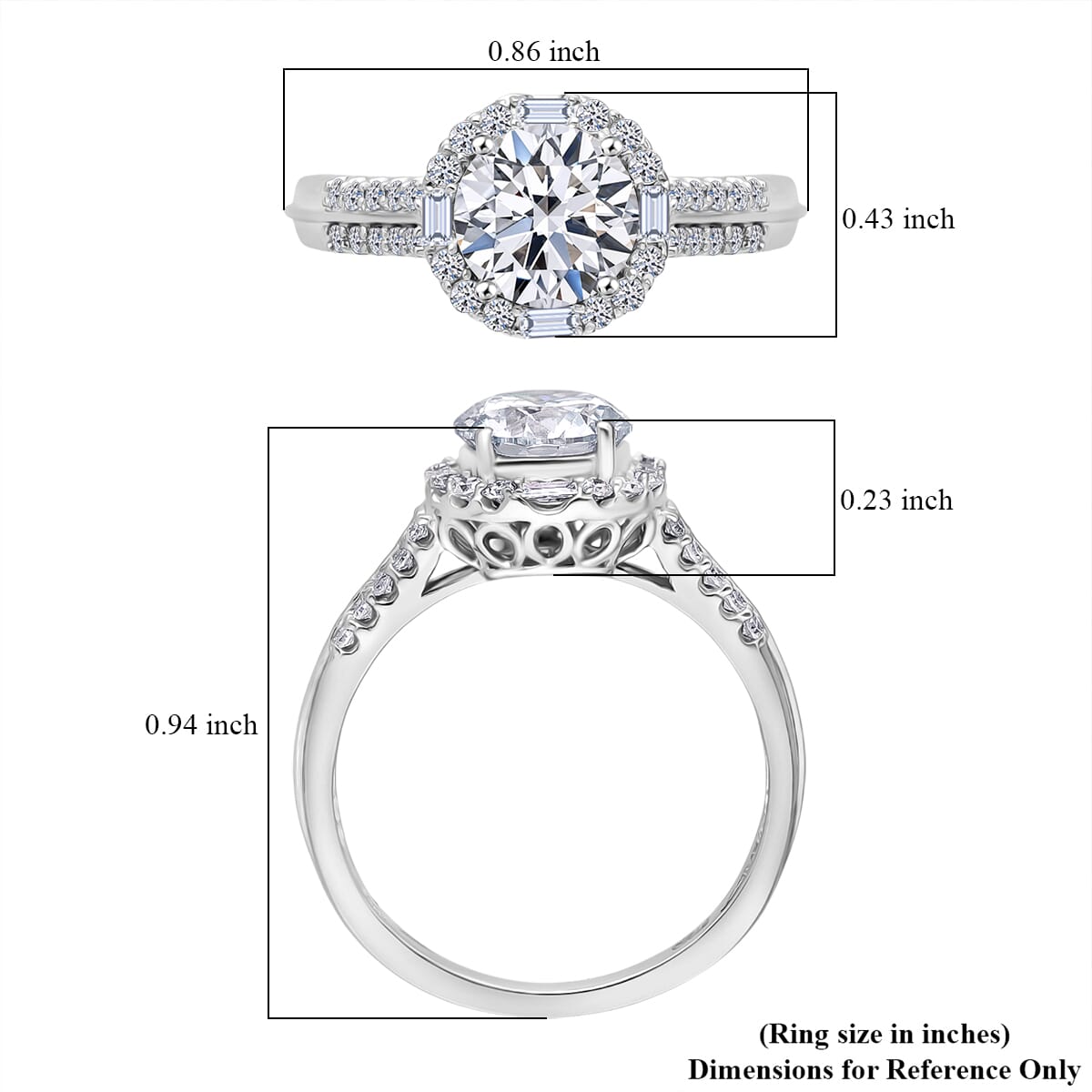 IGI Certified Luxuriant Lab Grown Diamond E-F VS 2.00 ctw Art Deco Ring in 950 Platinum (Size 7.0) 5.43 Grams (Del. in 10-12 Days) image number 4