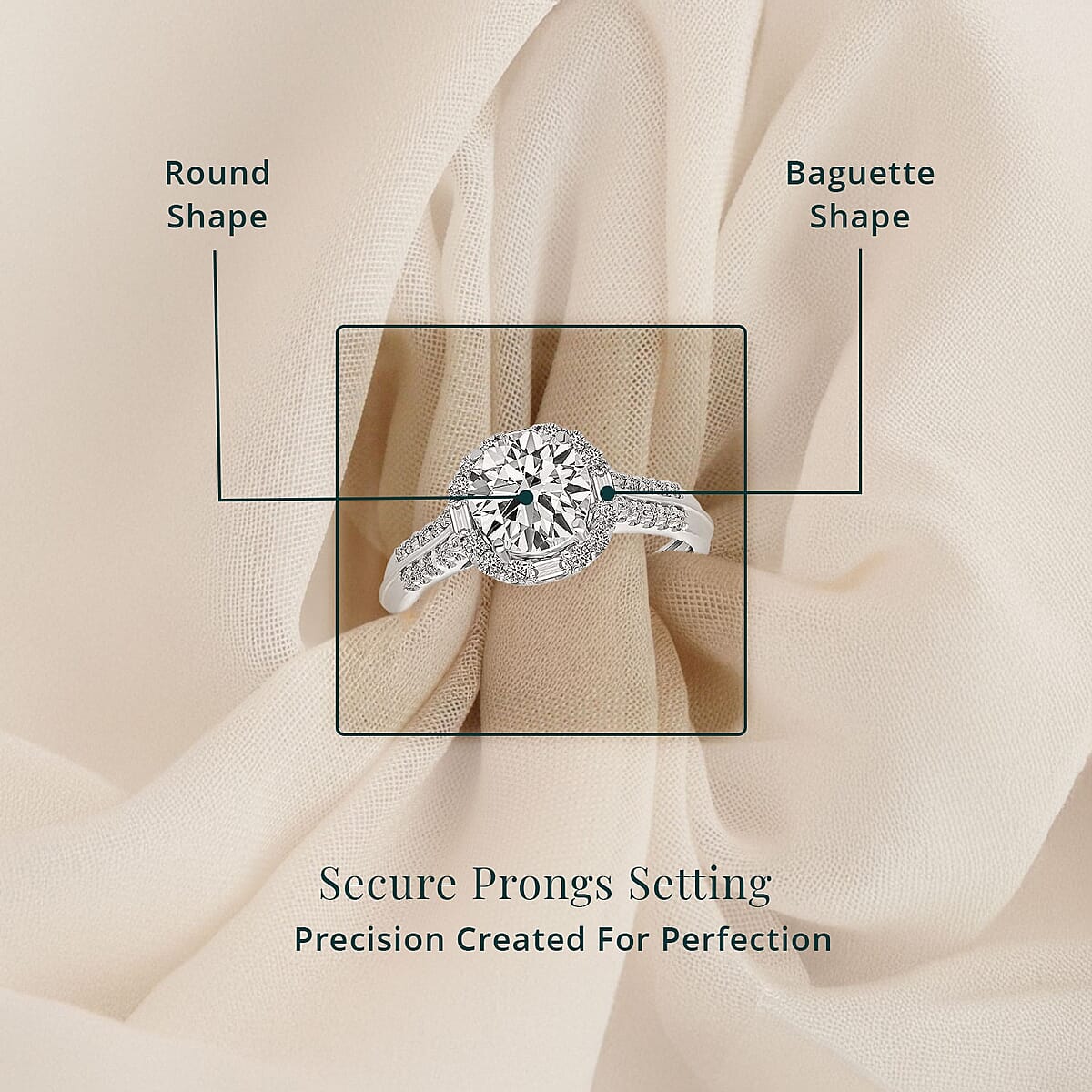 IGI Certified Luxuriant Lab Grown Diamond E-F VS 2.00 ctw Art Deco Ring in 950 Platinum (Size 8.0) 5.43 Grams image number 4