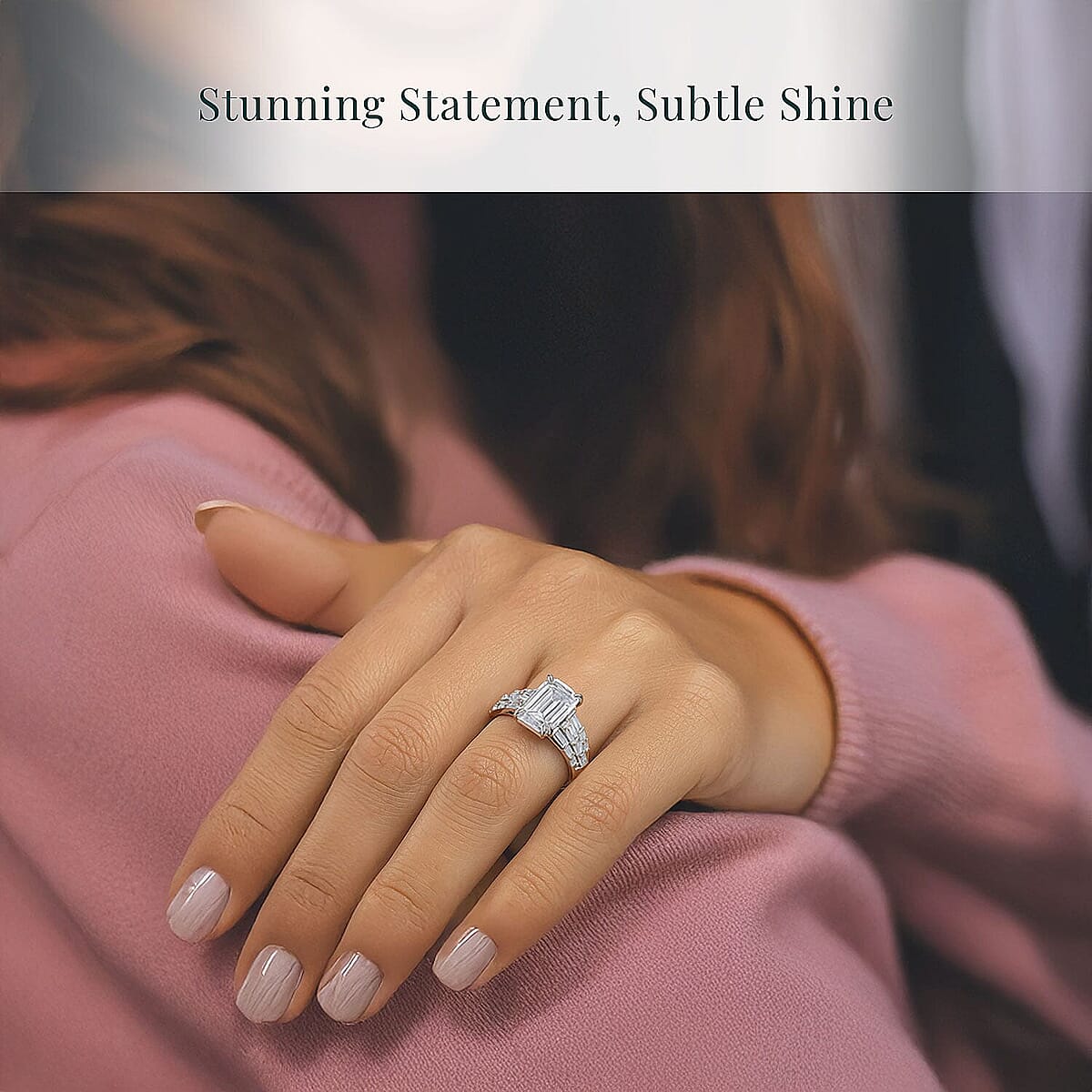 IGI Certified Luxuriant Lab Grown Diamond E-F VS 3.50 ctw Art Deco Ring in 950 Platinum (Size 6.5) 5.70 Grams image number 1