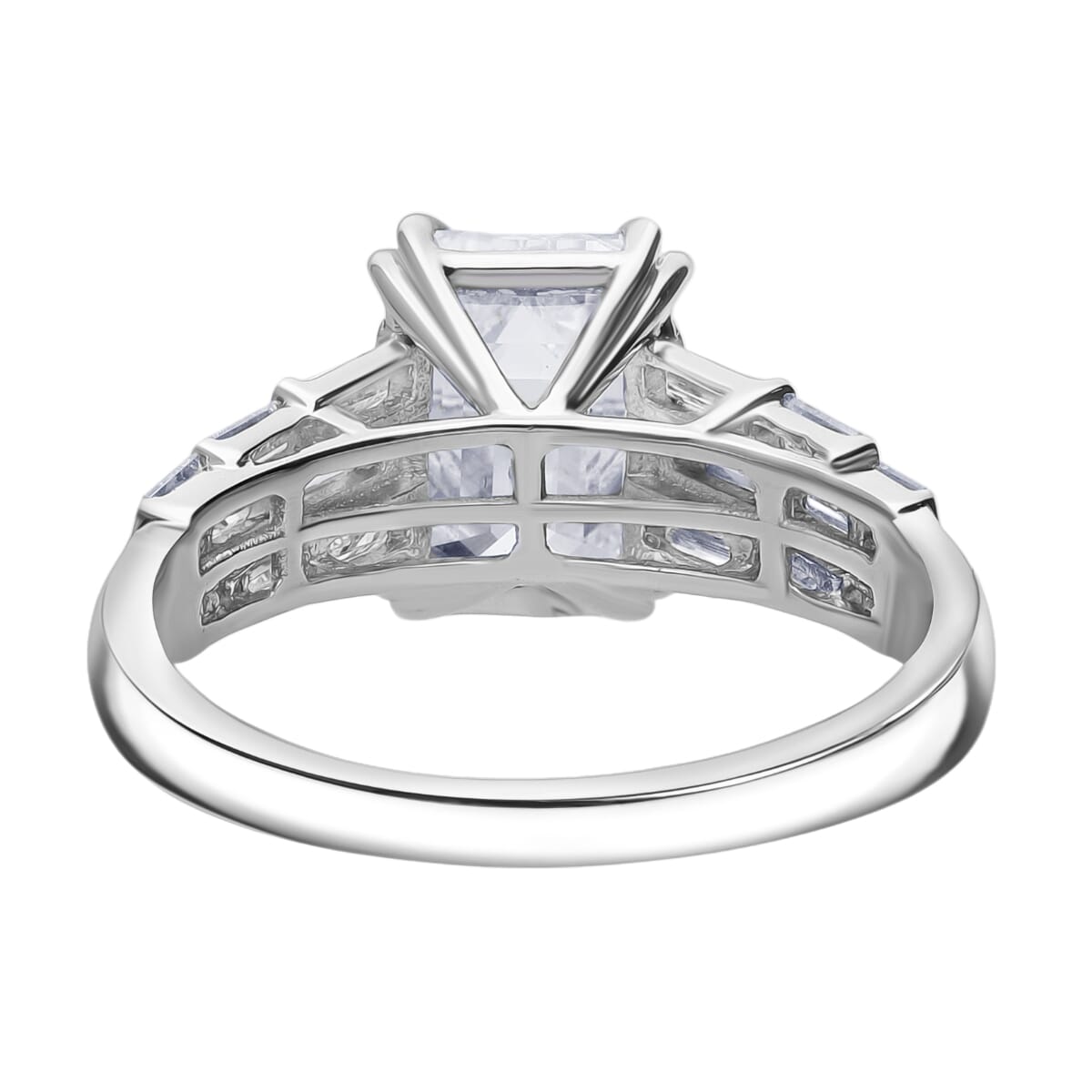 IGI Certified Luxuriant Lab Grown Diamond E-F VS 3.50 ctw Art Deco Ring in 950 Platinum (Size 7.0) 5.70 Grams image number 3