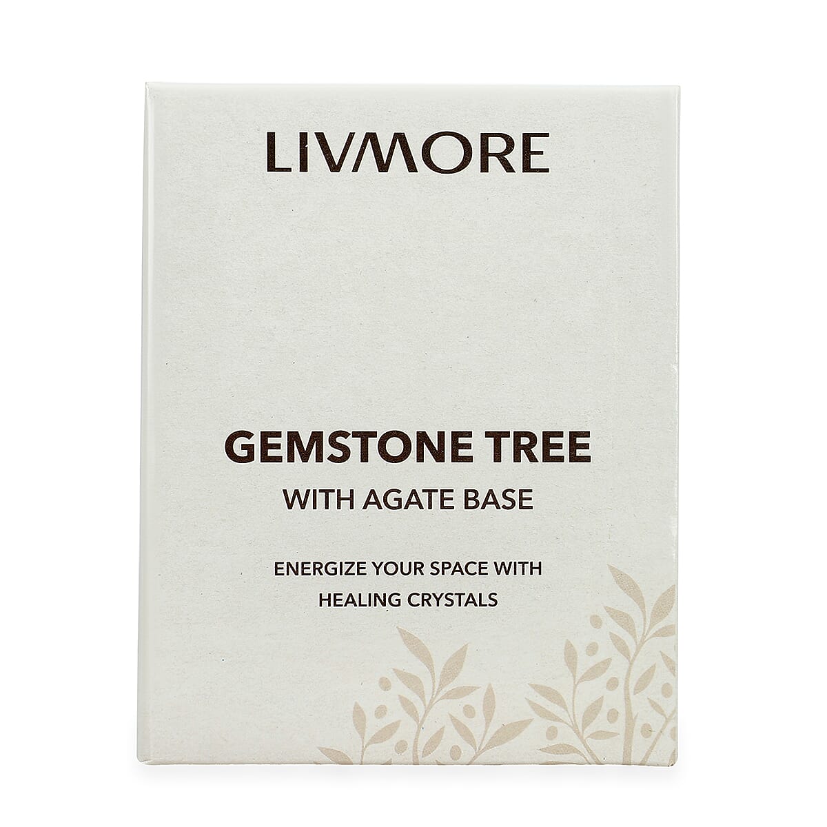Livmore 150 Rose Quartz Gemstone Bonsai Tree With Agate Base - Pink image number 5