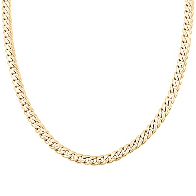 Miami Cuban 4.30mm Chain Necklace in 10K Yellow Gold 10.3 Grams 22 Inches