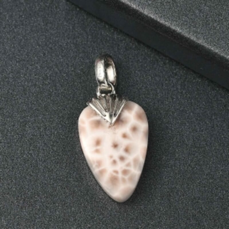 D'Joy Natrolite 15.00 ctw Pendant in Sterling Silver
