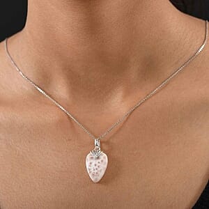 D'Joy Natrolite 15.00 ctw Pendant in Sterling Silver
