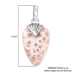 D'Joy Natrolite 15.00 ctw Pendant in Sterling Silver