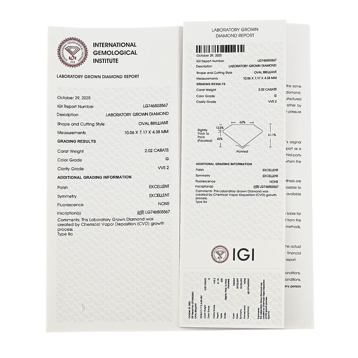 Luxuriant Lab Grown Diamond (Oval) (E-F, VS) 2.00 ctw image number 6