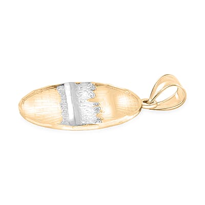 10K Yellow and White Gold Last Supper Pendant without Chain 1.95 Grams